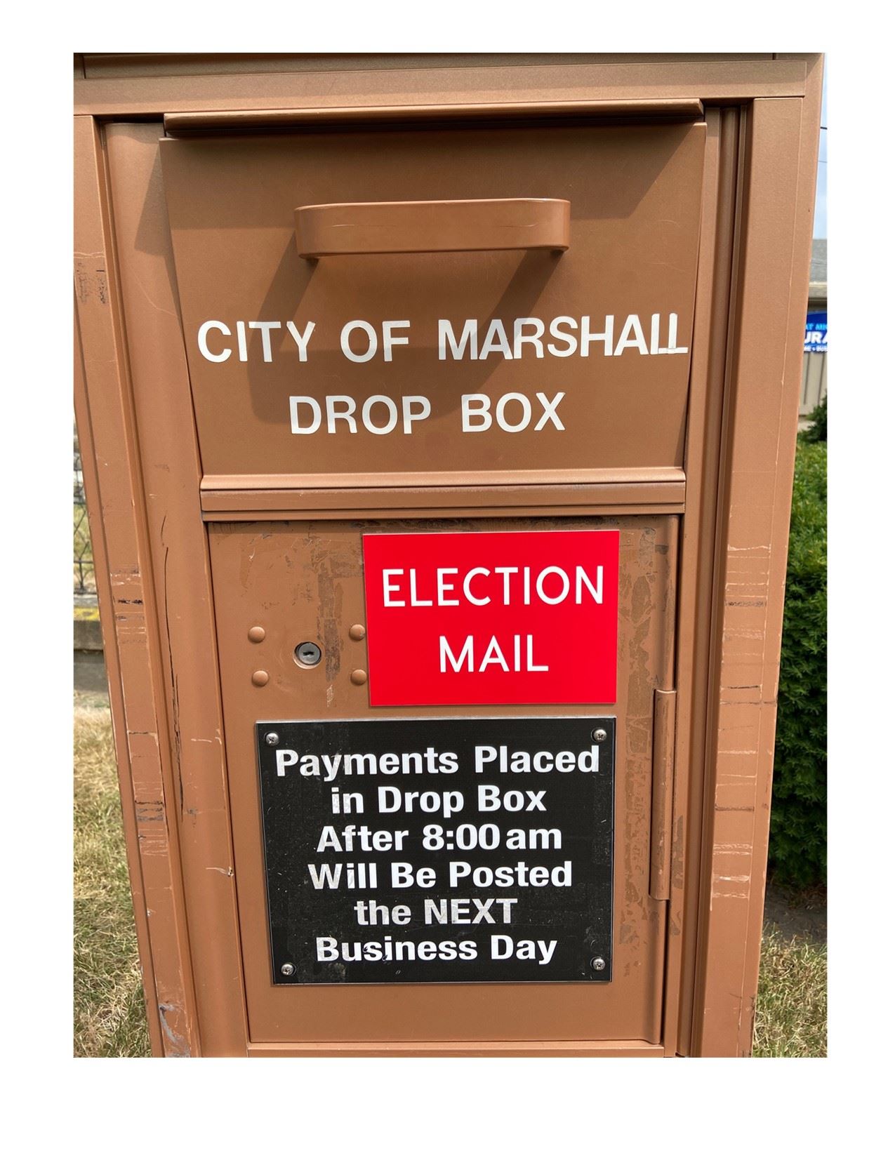 City of Marshall Drop Box